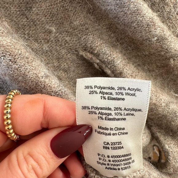 Wilfred free long wool blend cardigan size XS - Picture 3 of 3